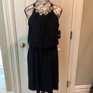 MSK sleeveless black mini dress. Size Medium